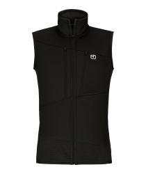 Vesta ORTOVOX Fleece Grid Vest Men's Black Raven